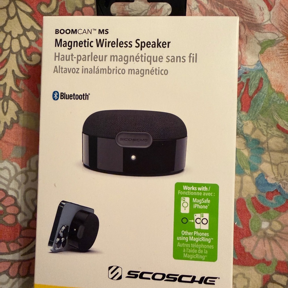 Scosche BoomCan M5 Magnetic Wireless Speaker - Black